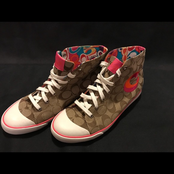 Coach Signature C High Tops - Picture 2 of 3